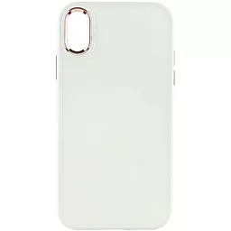Чехол Epik TPU Bonbon Metal Style для Apple iPhone XR White