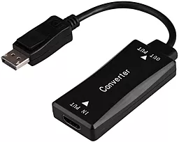 Відео перехідник (адаптер) Cablexpert HDMI - DisplayPort v1.1 4К 30Hz 0.15m black (A-HDMIF30-DPM-01)