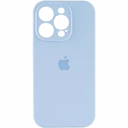 Чехол Silicone Case Full Camera for Apple IPhone 14 Pro Max Mist Blue