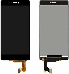 Дисплей Huawei P8 (GRA-UL00, GRA-L09, GRA-UL10, GRA-TL00) з тачскріном, оригінал, Black