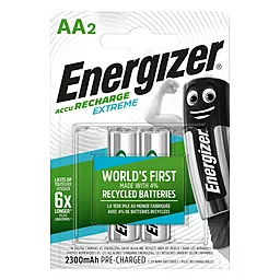 Аккумулятор Energizer Recharge Extreme AA 2300mAh NiMH 2шт. (E300624500) - миниатюра 2