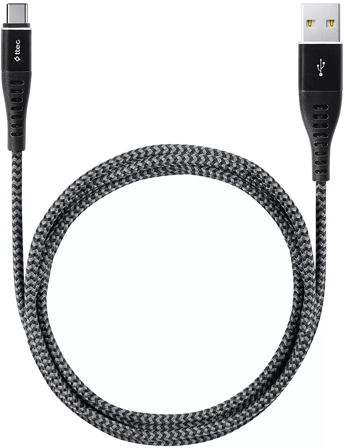 Кабель Ttec 2DKX02CS USB-A - Type-C 10w 1.5м cable Black - фото 3