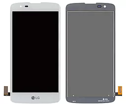 Дисплей LG Escape 3, K8 2016, Phoenix 2 (K350, K373, LM-X212(G), VS500PP) з тачскріном, оригінал, White