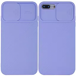 Чехол Epik Camshield Square Apple iPhone 7 Plus, iPhone 8 Plus Light Blue