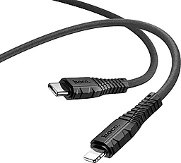 Кабель Hoco X67 Nano USB Type-C - Lightning 20w 3a 1м PD сable Black - фото Кабель Hoco X67 Nano USB Type-C - Lightning 20w 3a 1м PD сable Black