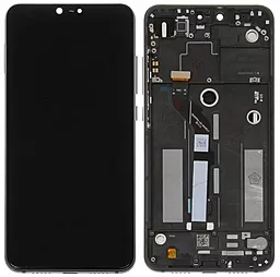 Дисплей Xiaomi Mi 8 Lite, Mi 8X, Mi 8 Youth з тачскріном і рамкою, Black