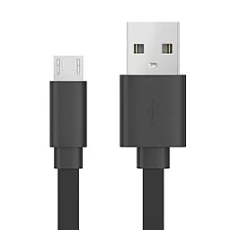 Кабель USB Siyoteam PowerBank Short&Flat micro USB Cable Black
