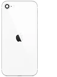 Задняя крышка корпуса Apple iPhone SE 2020 / SE 2022 со стеклом камеры Original White