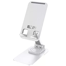 Настольный держатель Hoco PH50 Ivey folding rotatable desktop holder White