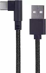 USB Кабель Cablexpert Corner USB Type-C Cable 0.2м Black (CC-USB2-AMCML-0.2M)
