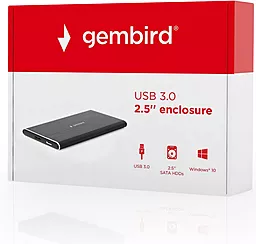 Кишеня для HDD Gembird 2.5" USB3.0 (EE2-U3S-4) Black - мініатюра 5