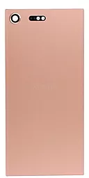 Задняя крышка корпуса Sony Xperia XZ Premium G8141 / G8142 со стеклом камеры Pink - фото Задняя крышка корпуса Sony Xperia XZ Premium G8141 / G8142 со стеклом камеры Pink