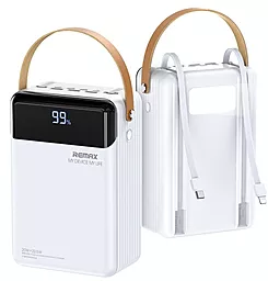 Повербанк Remax RPP-566 Lesu II 80000 mAh 22.5W White - фото Повербанк Remax RPP-566 Lesu II 80000 mAh 22.5W White