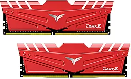 Оперативна пам'ять Team 16 GB (2x8GB) DDR4 3600 MHz Vulcan Z Red (TDZRD416G3600HC18JDC01)