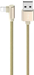 Кабель Borofone BX26 Express USB-A - Lightning 12w 2.4a 1м cable Gold - фото Кабель Borofone BX26 Express USB-A - Lightning 12w 2.4a 1м cable Gold