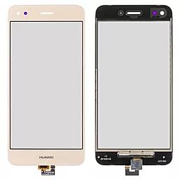 Сенсор (тачскрин) Huawei Nova Lite 2017 SLA-L22, P9 Lite mini, Y6 Pro 2017 Gold - фото Сенсор (тачскрин) Huawei Nova Lite 2017 SLA-L22, P9 Lite mini, Y6 Pro 2017 Gold