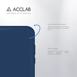 Чехол ACCLAB SoftShell для Xiaomi Redmi Note 11 Blue - миниатюра 3