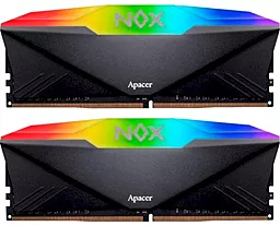 Оперативная память Apacer 16 GB (2x8GB) DDR4 3200 MHz NOX RGB (AH4U16G32C28YNBAA-2) - миниатюра 2