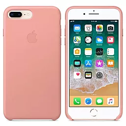 Чехол Apple Leather Case for iPhone 7 Plus, iPhone 8 Plus  Soft Pink - миниатюра 3
