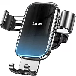 Держатель с автозажимом Baseus Glaze Gravity Car Mount Black (SUYL-LG01) - фото Держатель с автозажимом Baseus Glaze Gravity Car Mount Black (SUYL-LG01)