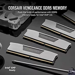 Оперативная память Corsair 32 GB (2x16GB) DDR5 6000 MHz Vengeance White (CMK32GX5M2E6000C36W) - миниатюра 5