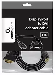 Відеокабель DisplayPort > DVI 1.8 м (CC-DPM-DVIM-6) Cablexpert - мініатюра 4 Відеокабель DisplayPort > DVI 1.8 м (CC-DPM-DVIM-6) Cablexpert - мініатюра 4