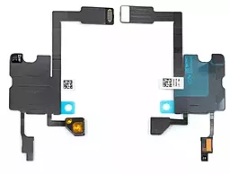Шлейф Apple iPhone 14 Pro с датчиком приближения, датчиком освещенности и микрофоном, без динамика Original - снят с телефона