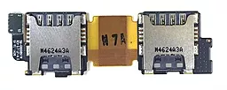Коннектор SIM-карты Samsung Galaxy S5 G900H на шлейфе