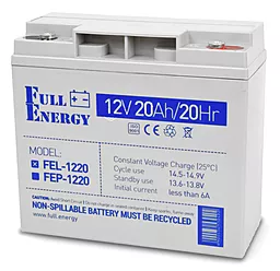 Акумуляторна батарея Full Energy 12V 20Ah (FEL-1220)