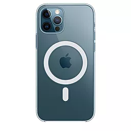 Чохол Silicone Case Full with MagSafe для Apple iPhone 12 Pro Max Clear - мініатюра 2 Чохол Silicone Case Full with MagSafe для Apple iPhone 12 Pro Max Clear - мініатюра 2