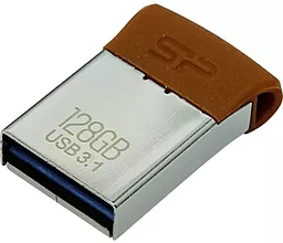 Флешка Silicon Power Jewel J35 128Gb USB 3.1 SilverBrown (SP128GBUF3J35V1E) - мініатюра 2