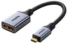 Видеокабель HD149 micro HDMI - HDMI v2.0 4k 60hz 0.25m black (10553) Ugreen - фото Видеокабель HD149 micro HDMI - HDMI v2.0 4k 60hz 0.25m black (10553) Ugreen