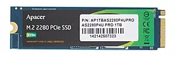 Накопичувач SSD Apacer M.2 2280 1TB (AP1TBAS2280P4UPRO-1) - фото Накопичувач SSD Apacer M.2 2280 1TB (AP1TBAS2280P4UPRO-1)