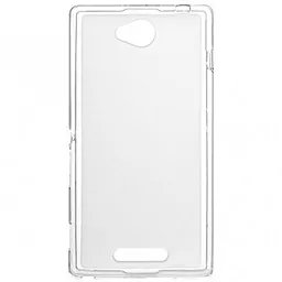 Чехол 1TOUCH Slim для Sony Xperia M2/D2305 Transparent
