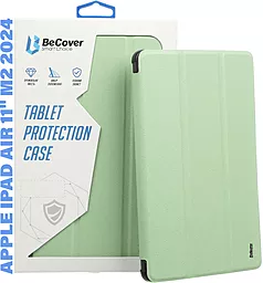 Чехол для планшета BeCover Tri Fold Soft TPU Siliconee для Apple iPad Air 11" M2 2024, M3 2025 Green (711407)