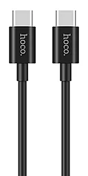 Кабель Hoco X23 Skilled USB Type-C - Type-C 15w 3a 1м cable Black - фото Кабель Hoco X23 Skilled USB Type-C - Type-C 15w 3a 1м cable Black