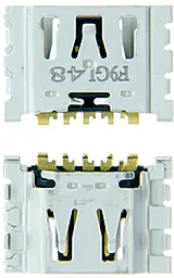 Роз'єм зарядки Realme C20, 5 pin, Micro-USB - фото Роз'єм зарядки Realme C20, 5 pin, Micro-USB