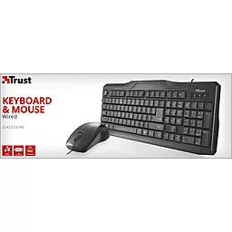 Комплект (клавіатура+мишка) Trust Classicline Wired Keyboard and Mouse (21873) - мініатюра 7