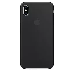 Чохол Apple Silicone Case PB для Apple iPhone XS Max Black