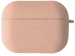 Силиконовый чехол NICHOSI для Apple AirPods Pro Microfiber Pink Sand - фото Силиконовый чехол NICHOSI для Apple AirPods Pro Microfiber Pink Sand