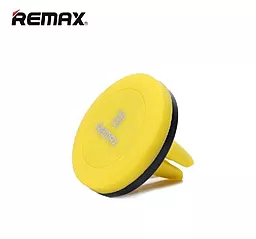 Автодержатель магнитный Remax RM-C10 Magnetic Yellow / Black - миниатюра 2