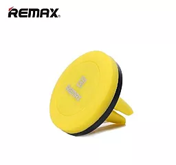 Держатель магнитный Remax RM-C10 Magnetic Yellow / Black - миниатюра 2