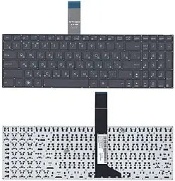 Клавиатура для ноутбука Asus X550CC RU/ENG, без рамки, с креплениями, горизонтальный Enter Black - фото Клавиатура для ноутбука Asus X550CC RU/ENG, без рамки, с креплениями, горизонтальный Enter Black