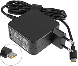 Блок питания для ноутбука Lenovo 20V, 2.25A, TYPE-C 45W, квадратный, Original - фото Блок питания для ноутбука Lenovo 20V, 2.25A, TYPE-C 45W, квадратный, Original