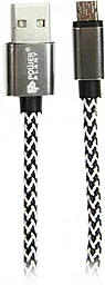 Кабель USB PowerPlant micro USB Cable Zebra (CA910212)