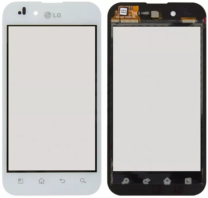 Сенсор (тачскрін) LG Optimus P970 White - фото 1