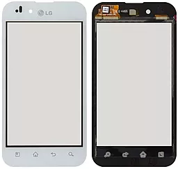Сенсор (тачскрин) LG Optimus P970 White - фото Сенсор (тачскрин) LG Optimus P970 White