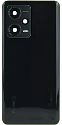 Задня кришка корпусу Xiaomi Redmi Note 12 Pro Plus зі склом камери Obsidian Black - фото Задня кришка корпусу Xiaomi Redmi Note 12 Pro Plus зі склом камери Obsidian Black