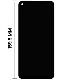 Дисплей Samsung Galaxy A11 A115 USA, Galaxy M11 M115 USA с тачскрином и рамкой, оригинал, Black - миниатюра 2