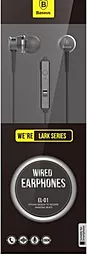 Наушники Baseus Lark Series Wired Earphones Sky Gray - миниатюра 6